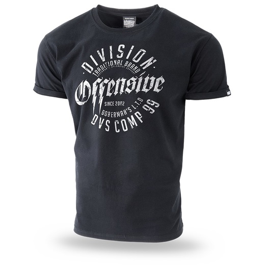 Koszulka T-shirt Dobermans Aggressive " DVS TS215" - czarna