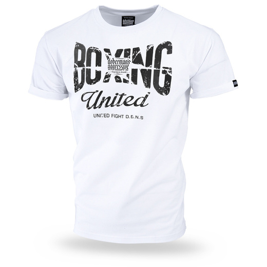 T-shirt Dobermans Aggressive &quot;BOXING&quot; TS281B - white