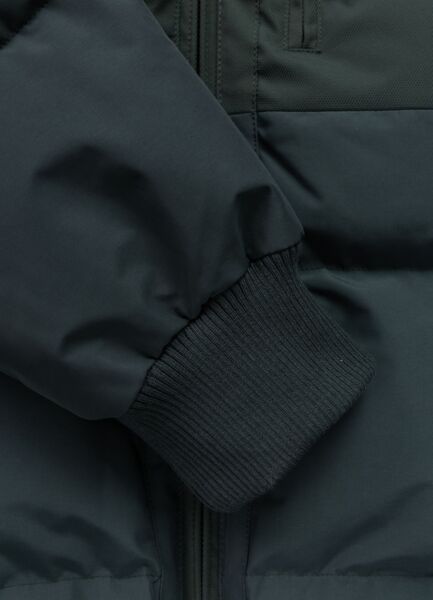 Kurtka zimowa pikowana z kapturem PIT BULL "PATTON" - ciemny zielony