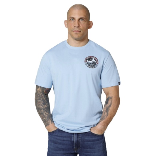 Koszulka męska Pit Bull Oceanside - jasny niebieski