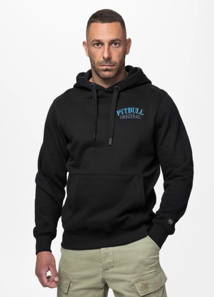 Bluza męska z kapturem PIT BULL "MIDNIGHT" - czarny