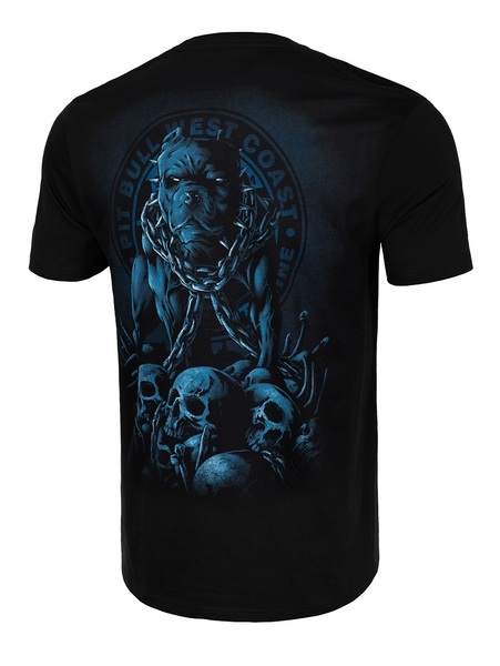Koszulka PIT BULL "Skull Dog" '23 - czarna