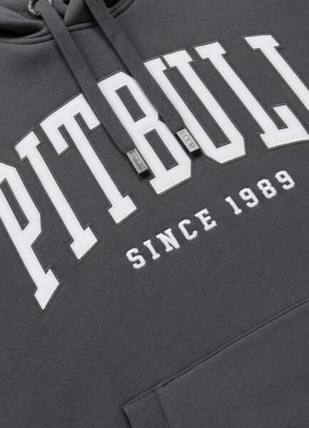 Bluza męska z kapturem PIT BULL "NORTON" - grafitowy