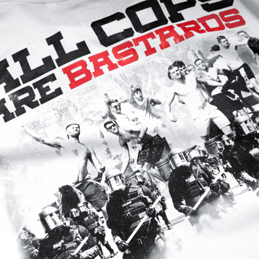 Koszulka Extreme Adrenaline "ACAB CONFRONTATION" - biała