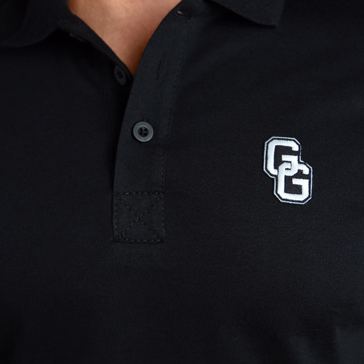 Ground Game MONOGRAM Polo Shirt - Black