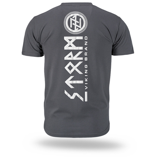 Koszulka T-shirt Dobermans Aggressive "Rough Sea" TS346 - grafitowa