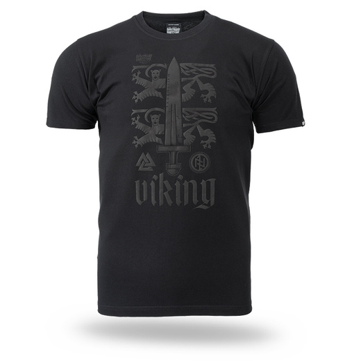 T-shirt Dobermans Aggressive &quot;VIKING LION&quot; TS371A - black
