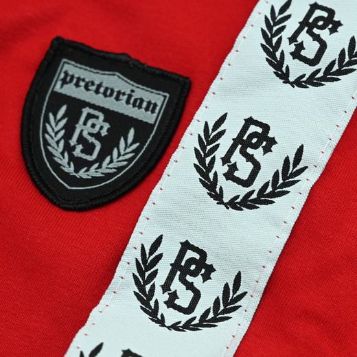 Koszulka Pretorian "Stripe" - czerwona