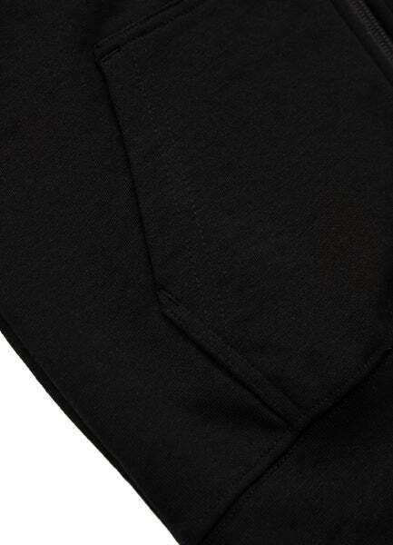 Bluza dziecięca rozpinana z kapturem PIT BULL "Dandridge" - czarna