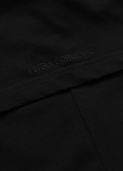 PIT BULL Men&#39;s Loose Fit T-Shirt &quot;SKULL LOGO&quot; - Black