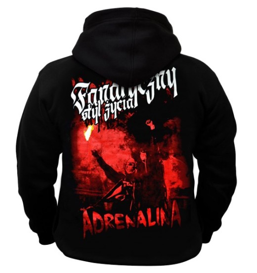 Bluza z kapturem Extreme Adrenaline "No Pyro No Party!" 