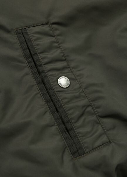 Kurtka przejściowa bejsbolówka PIT BULL "DETROIT" - ciemny zielony