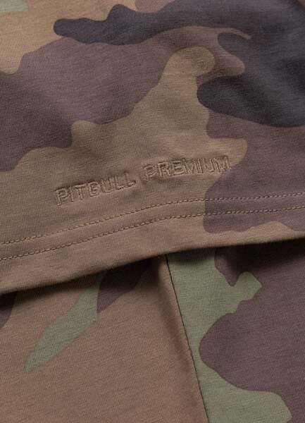 Koszulka PIT BULL slim fit "Classic Boxing" - woodland camo