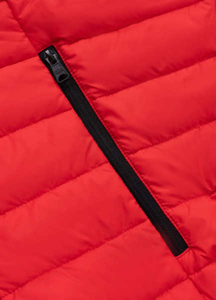 Kurtka hybrydowa przejściowa z kapturem PIT BULL "PALOMAR" - czerwony