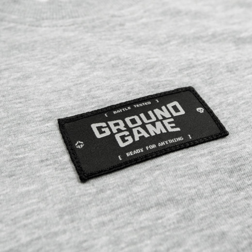 Bluza bez kaptura Crewneck Ground Game "Essential" - szary melanż