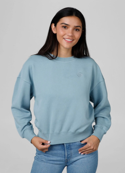 WASHED PIT BULL &quot;MANZANITA&quot; women&#39;s sweatshirt - blue