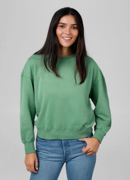 WASHED PIT BULL &quot;MANZANITA&quot; women&#39;s sweatshirt - green