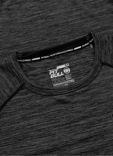  PIT BULL Performance Pro plus &quot;New Logo&quot; Rashguard - Graphite