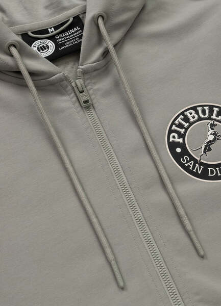 PIT BULL "SAN DIEGO CA" Zip-Up Hoodie - Sage