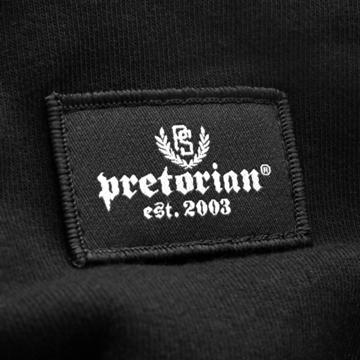 Pretorian "PS 3D black" zip-up sweatshirt - black