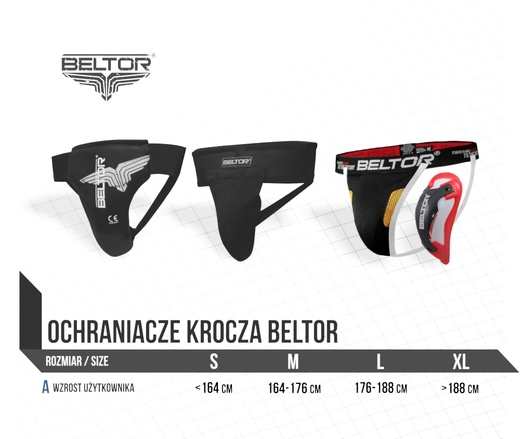 Crotch protector suspensor Beltor Wide