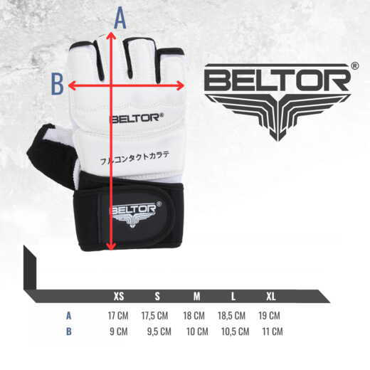  Rękawice karate Ochraniacze dłoni pięści FIREBLOW FULL CONTACT - Beltor
