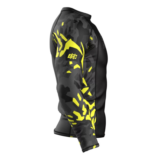 Longsleeve rashguard Extreme Hobby | Black Panther - czarny/żółty