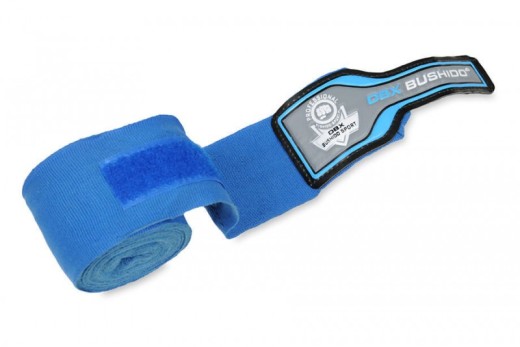 Bushido wrapping boxing bandage - 4m- blue