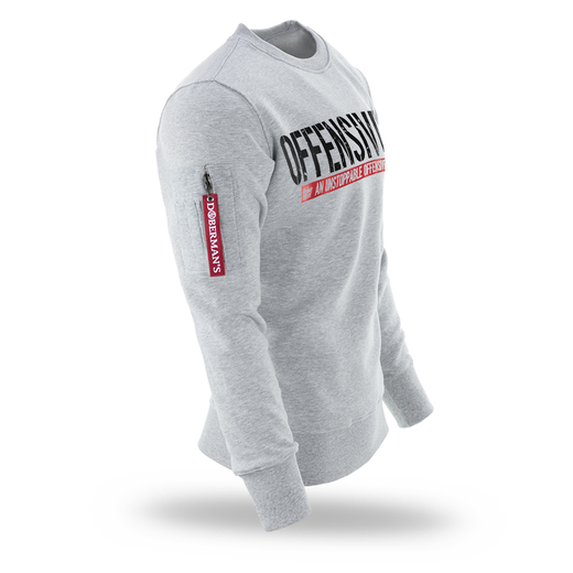 Dobermans Aggressive &quot;Unstoppable BCK263&quot; sweatshirt - gray