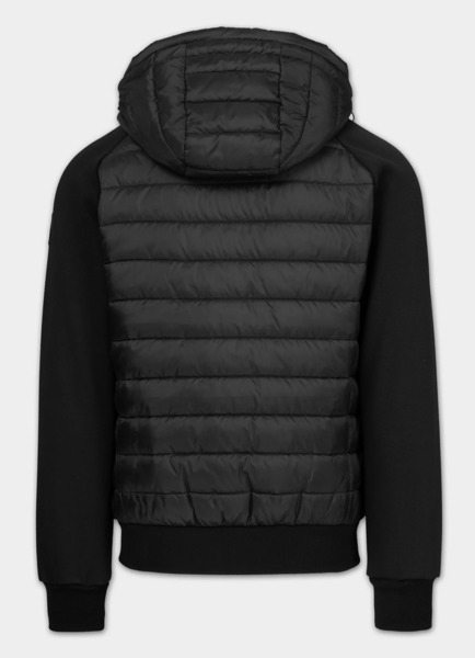 Kurtka hybrydowa przejściowa z kapturem PIT BULL "PALOMAR" - czarny