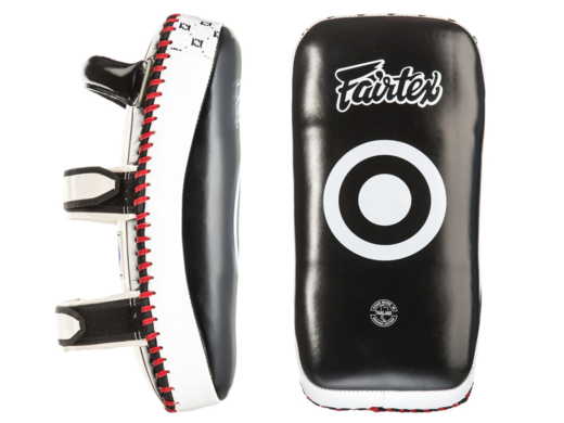  TARCZE TAJSKIE "PAO" FAIRTEX KPLC2 (black/white/red) "Standard" zakrzywiona - PARA - 2SZT "K"