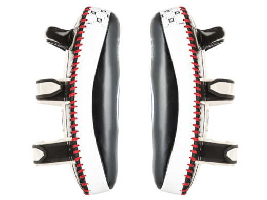  TARCZE TAJSKIE "PAO" FAIRTEX KPLC2 (black/white/red) "Standard" zakrzywiona - PARA - 2SZT "K"