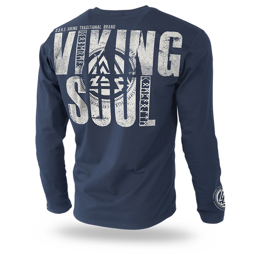 Longsleeve Dobermans Aggressive "VIKING SOUL" LS211" - navy blue
