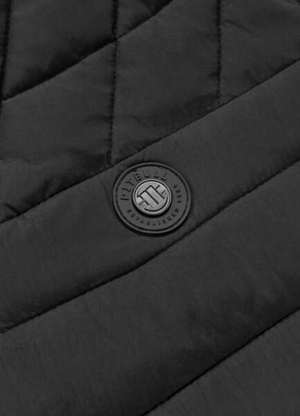 PIT BULL &quot;NAYLOR&quot; Quilted Hooded Vest - Black