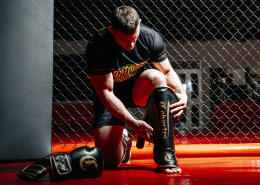 Cohortes "Gold Armis" shin and foot protectors