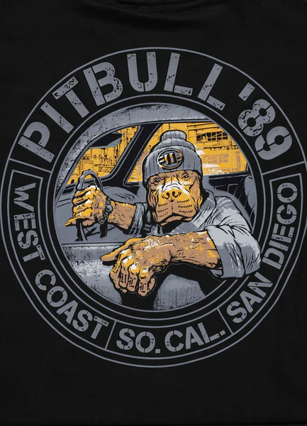Koszulka męska PIT BULL "DRIVING" - czarny