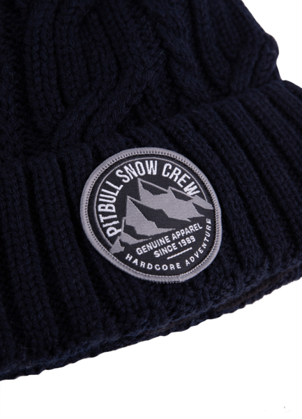 Czapka zimowa damska PIT BULL "Snow Crew" - granatowa