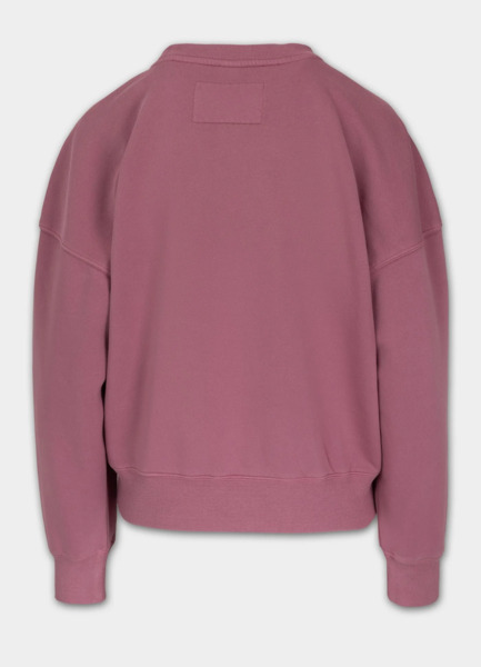 Women&#39;s classic sweatshirt WASHED PIT BULL &quot;MANZANITA HEART&quot; - pink