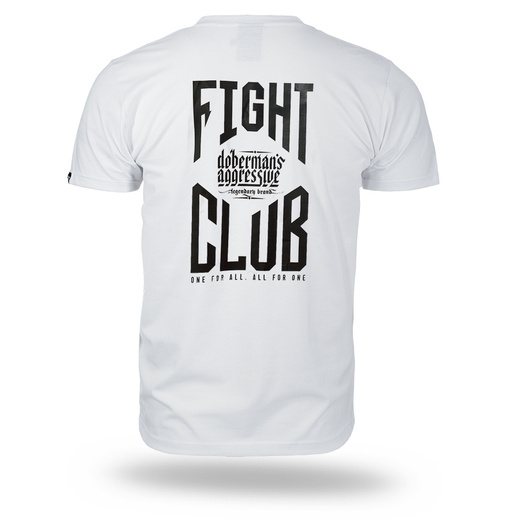 Koszulka T-shirt Dobermans Aggressive "FIGHT CLUB TS423" - biała
