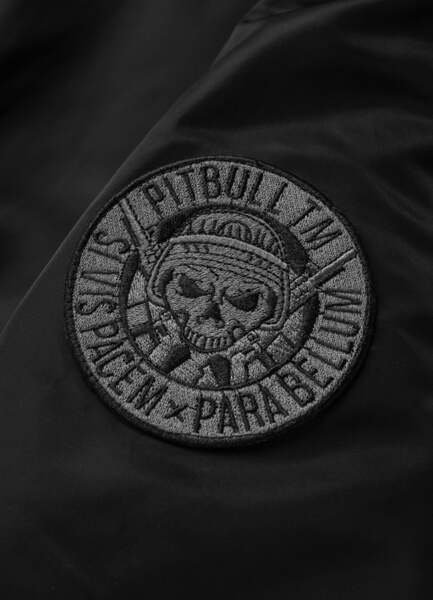 Kurtka zimowa bomberka PIT BULL "HARWOOD MA-1" - czarny