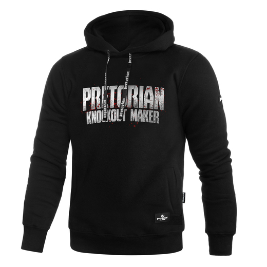 Bluza z kapturem Pretorian "Knockout Maker" - czarna
