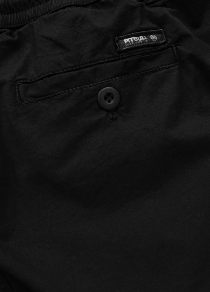 Szorty chino PIT BULL "FLETCHER" - czarny
