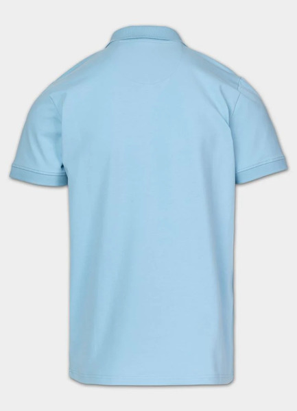 PIT BULL Jersey 210 "Logo" Polo Shirt - Light Blue