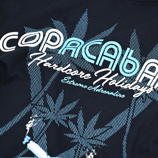 Extreme Adrenaline &quot;copACABana&quot; T-shirt - navy blue