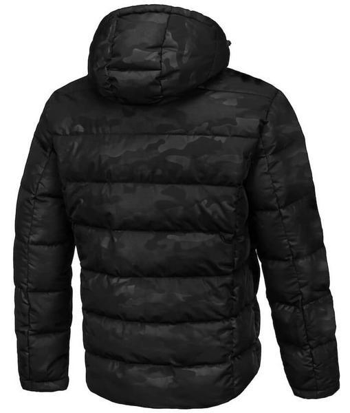 PIT BULL &quot;Airway V&quot; winter jacket - all black camo