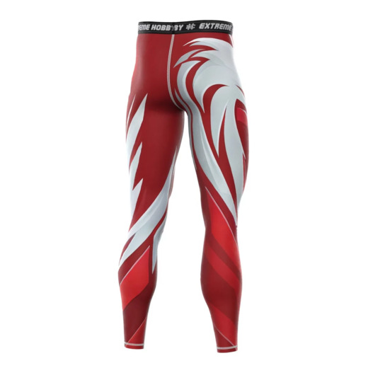 Legginsy sportowe męskie Extreme Hobby "POLSKA ULTIMATE" - biały