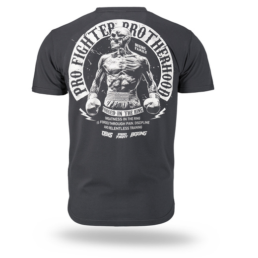 Koszulka T-shirt Dobermans Aggressive "PRO FIGHTER TS414" - grafitowa
