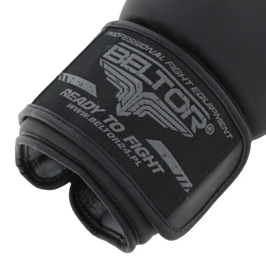 Spartacus Fighter Beltor Boxing Gloves - Black/Black