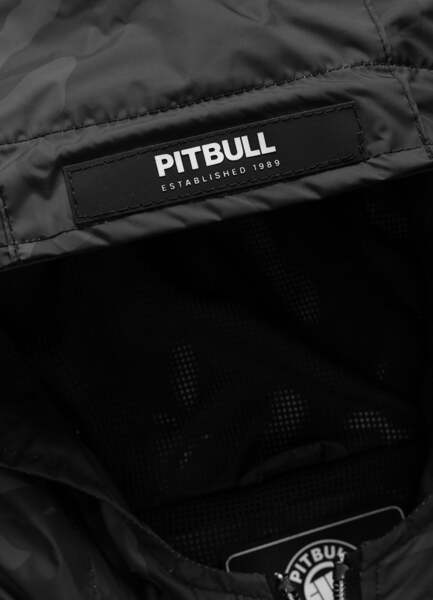 Kurtka przejściowa PIT BULL "Athletic Logo II" - all black camo