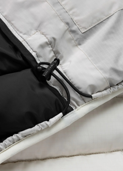 PIT BULL "SEACOAST III" quilted winter jacket with hood - white